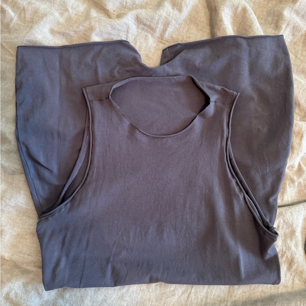 SKIMS raw hem romper